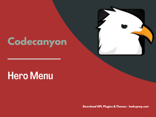 Hero Menu – Responsive WordPress Mega Menu Plugin