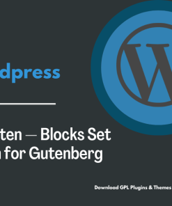 JetGuten — Blocks Set Addon for Gutenberg Editor