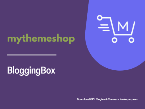 MyThemeShop BloggingBox WordPress Theme