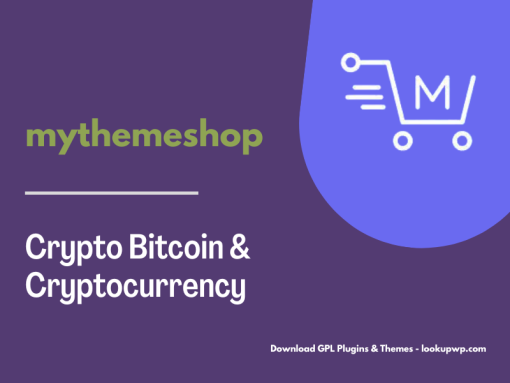 MyThemeShop Crypto Bitcoin & Cryptocurrency WordPress Theme