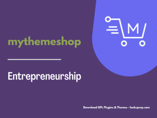 MyThemeShop Entrepreneurship WordPress Theme