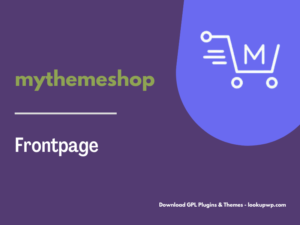MyThemeShop Frontpage WordPress Theme