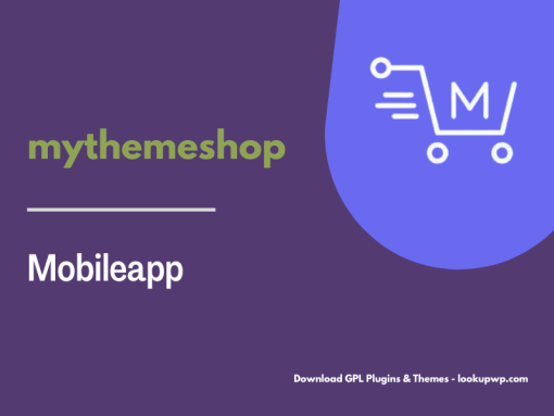 MyThemeShop Mobileapp WordPress Theme