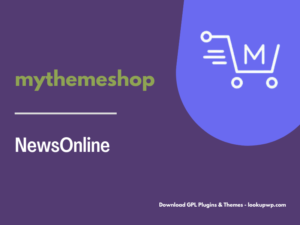 MyThemeShop NewsOnline WordPress Theme