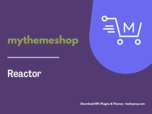MyThemeShop Reactor WordPress Theme