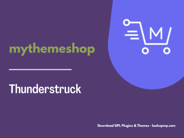 MyThemeShop Thunderstruck WordPress Theme