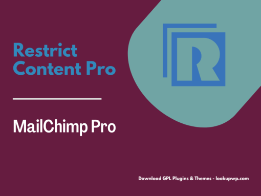 Restrict Content Pro MailChimp Pro