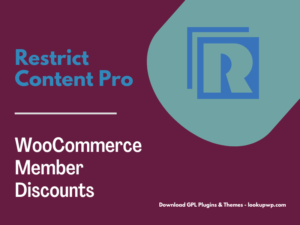 Restrict Content Pro WooCommerce Member Discounts