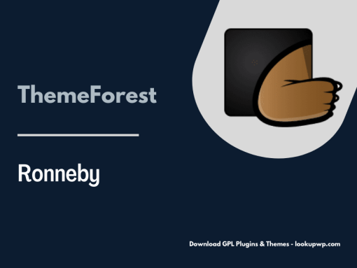 Ronneby – High-Performance WordPress Theme