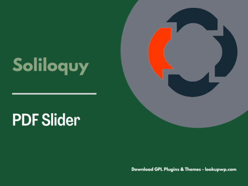 Soliloquy PDF Slider Addon