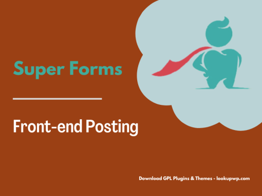 Super Forms – Front-end Posting