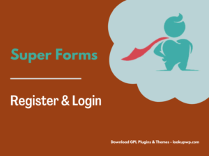 Super Forms – Register & Login