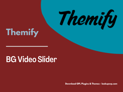 Themify Builder BG Video Slider