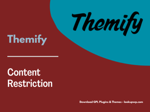 Themify Builder Content Restriction