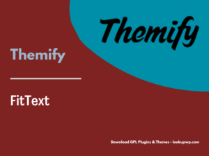 Themify Builder FitText