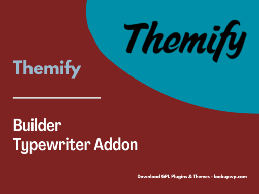 Themify Builder Typewriter Addon