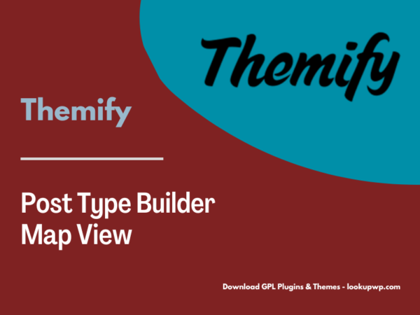 Themify Post Type Builder Map View