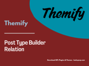 Themify Post Type Builder Relation