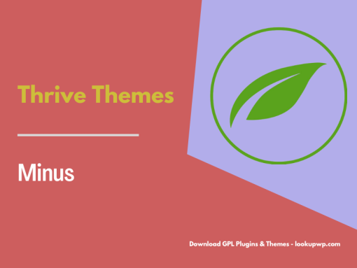 Thrive Themes Minus WordPress Theme