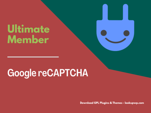 Ultimate Member Google reCAPTCHA