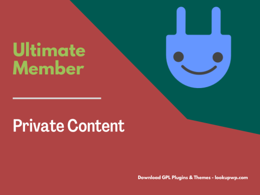 Ultimate Member Private Content Addon