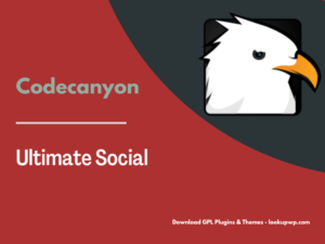 Ultimate Social – Easy Social Share Buttons and Fan Counters for WordPress