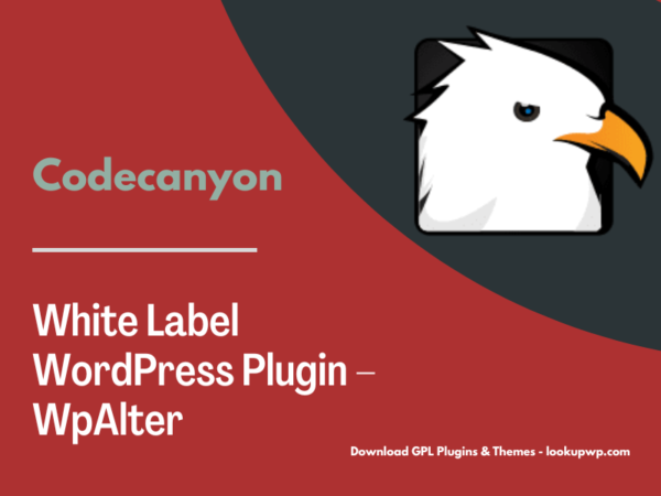 White Label WordPress Plugin – WpAlter