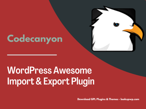 WordPress Awesome Import & Export Plugin