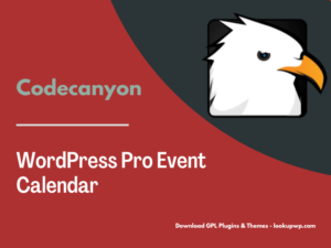 WordPress Pro Event Calendar