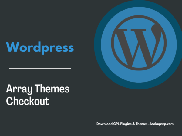 Array Themes Checkout WordPress Theme