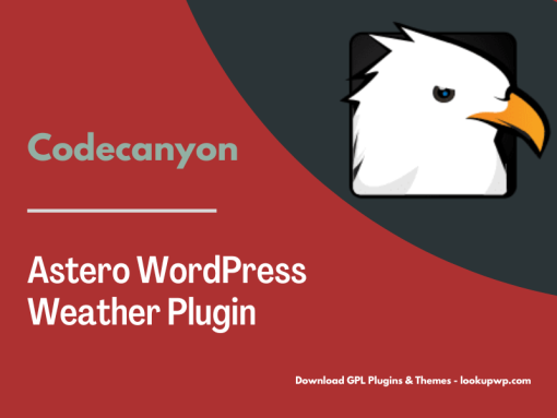 Astero WordPress Weather Plugin