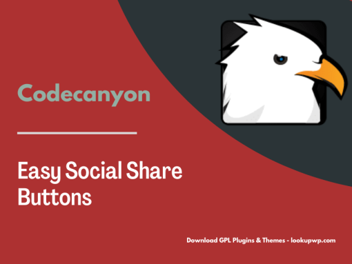 Easy Social Share Buttons