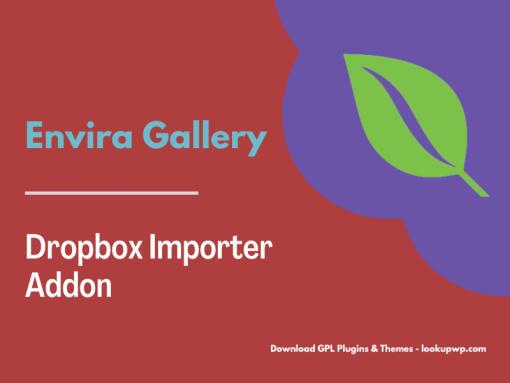 Envira Gallery – Dropbox Importer Addon