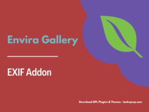 Envira Gallery – EXIF Addon