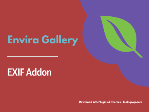 Envira Gallery – EXIF Addon