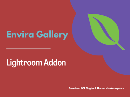 Envira Gallery – Lightroom Addon