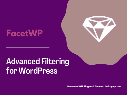 FacetWP – Advanced Filtering for WordPress