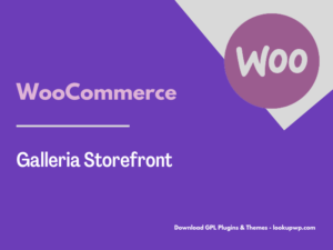 Galleria Storefront WooCommerce Theme