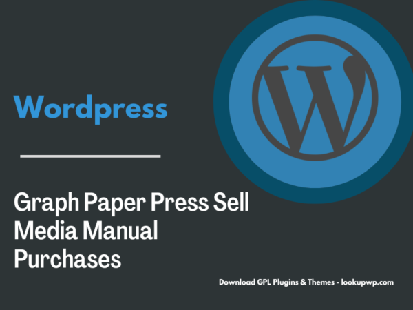 Graph Paper Press Sell Media Manual Purchases