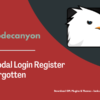 Modal Login Register Forgotten