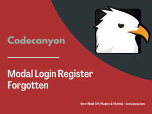 Modal Login Register Forgotten