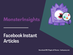 MonsterInsights – Facebook Instant Articles Addon