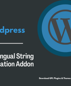 WordPress Multilingual String Translation Addon