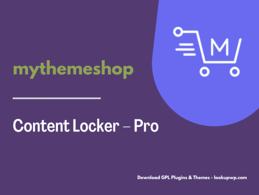 MyThemeShop Content Locker – Pro