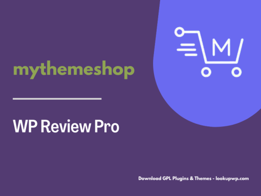 MyThemeShop WP Review Pro