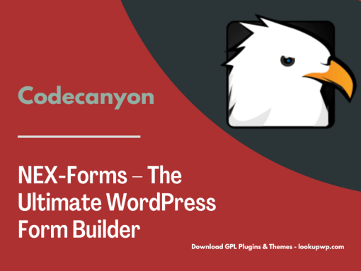 NEX-Forms – The Ultimate WordPress Form Builder