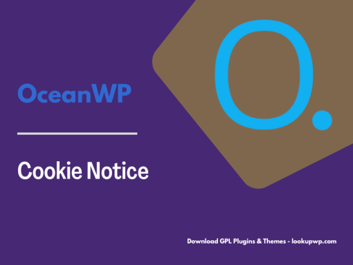 OceanWP Cookie Notice