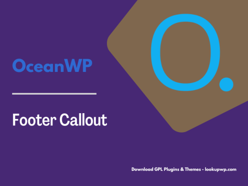 OceanWP Footer Callout