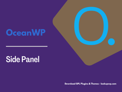 OceanWP Side Panel