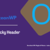 OceanWP Sticky Header